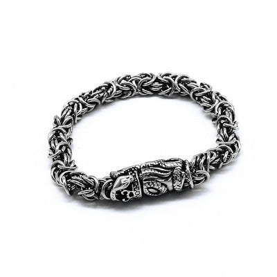 Men's Chain Bracelet Titanium Steel Skull Jewelry Bracelet Magnet Connection