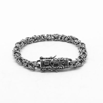 Men's Punk 316L Stainless Steel Chain Bracelet Vintage Bracelet