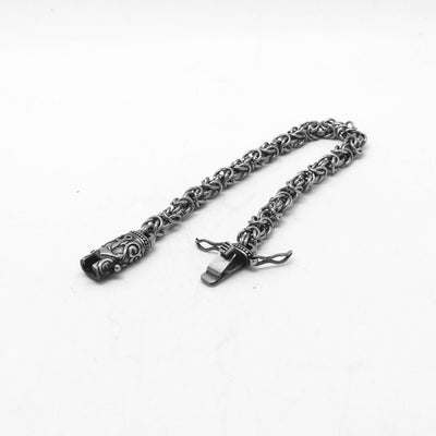 Men's Punk 316L Stainless Steel Chain Bracelet Vintage Bracelet