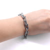 Handmade Carving 316L Stainless Steel Biker Bracelet for Men