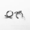 One Pair of Funky Fashion Unisex Hoop Earrings for Men and Women