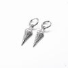 One Pair Stainless Steel Punk Fashion Dangle Earrings for Men and Women