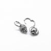 One Pair of 316L Stainless Steel Hiphop Dangle Hoop Earrings for Men