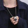 Stainless Steel Chain Men's Stainless Steel Pendant Necklace Skull Pendant