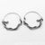 One Pair 316L Stainless Steel Vintage Snake Loop Earrings for Women