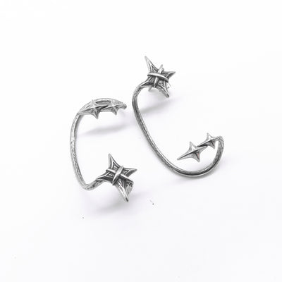 One Piece Vintage Cuff Earring Earring Clip Stars Shaped Earring