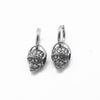 One Pair of 316L Stainless Steel Hiphop Dangle Hoop Earrings for Men