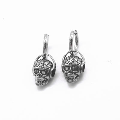 One Pair of 316L Stainless Steel Cool Dangle Earrings for Men and Women