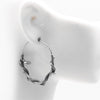 One Pair 316L Stainless Steel Vintage Snake Loop Earrings for Women