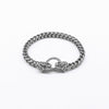 Funky Fashion 316L Stainless Steel Leopard Head Bracelet