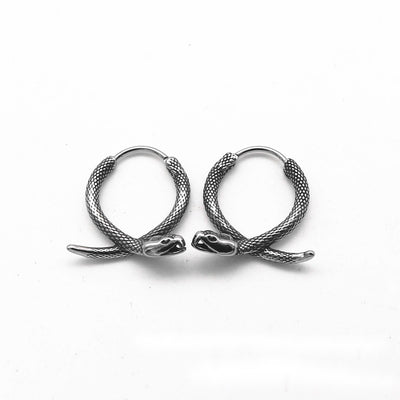 One Pair of Funky Fashion Unisex Hoop Earrings for Men and Women