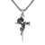 Stainless Steel Necklace Men's Stainless Steel Cross Pendant Necklace