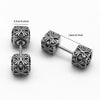 One Pair 316L Stainless Steel Punk Fashion Men's Stud Earrings Ears Studs