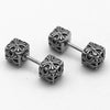 One Pair 316L Stainless Steel Punk Fashion Men's Stud Earrings Ears Studs