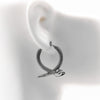 One Pair of Funky Fashion Unisex Hoop Earrings for Men and Women