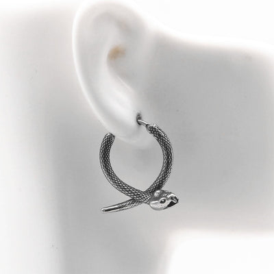 One Pair of Funky Fashion Unisex Hoop Earrings for Men and Women