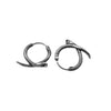 One Pair of Funky Fashion Unisex Hoop Earrings for Men and Women