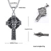 Stainless Steel Necklace Men's Stainless Steel Cross Pendant Necklace