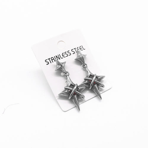 New Arrival Hiphop Dangle Earrings with Rhinestone for Men and Women