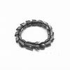 Black Hiphop Cool Heavy-duty Bikers Bracelet for Men