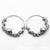 One Pair of  Fashion 316L Stainless Steel Skull Hoop Earrings for Women and Men