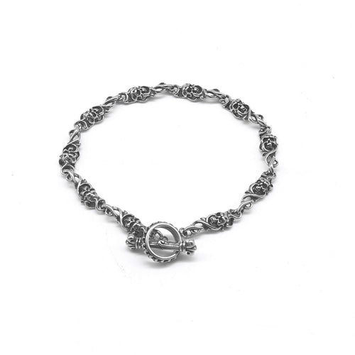 Fahion 316L Stainless Steel Featured Skull Biker Bracelet