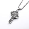 Stainless Steel Necklace Men's Stainless Steel Cross Pendant Necklace